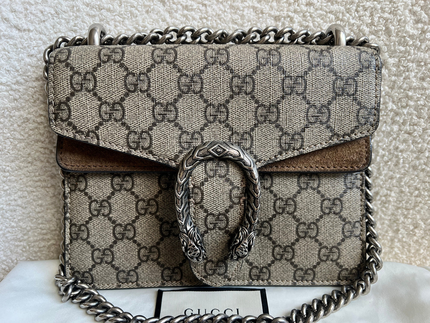 Gucci Dionysus GG Supreme Mini Shoulder Bag (RRP £1,890)