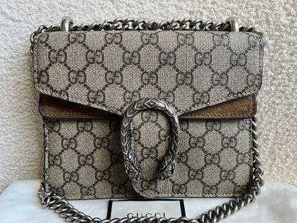 Gucci Dionysus GG Supreme Mini Shoulder Bag (RRP £1,890)