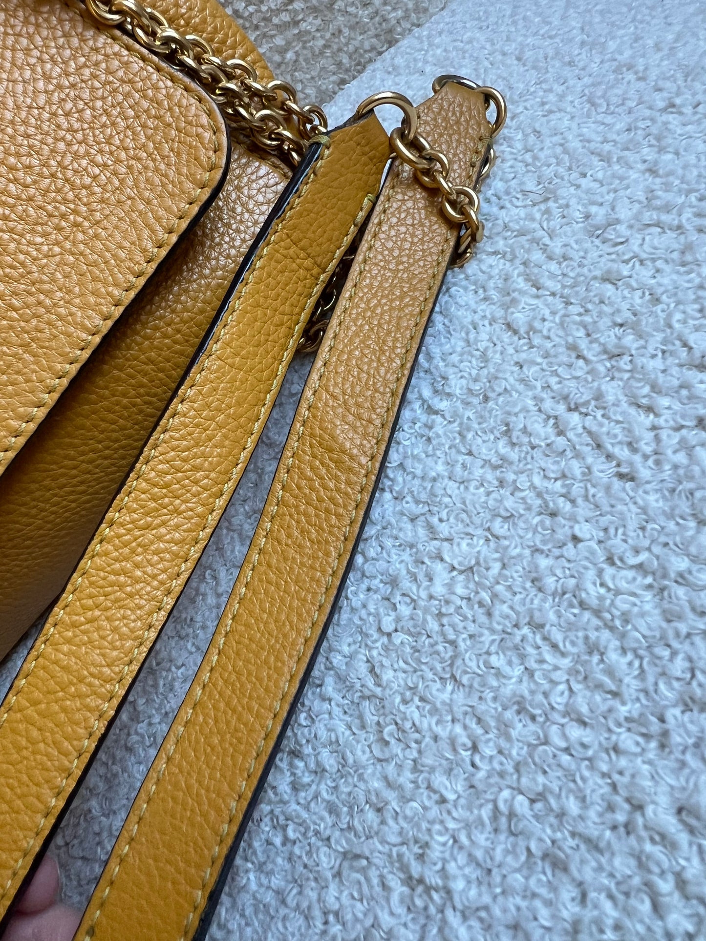 Mulberry Deep Amber Marloes Satchel (RRP £1095)