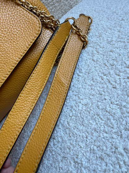 Mulberry Deep Amber Marloes Satchel (RRP £1095)