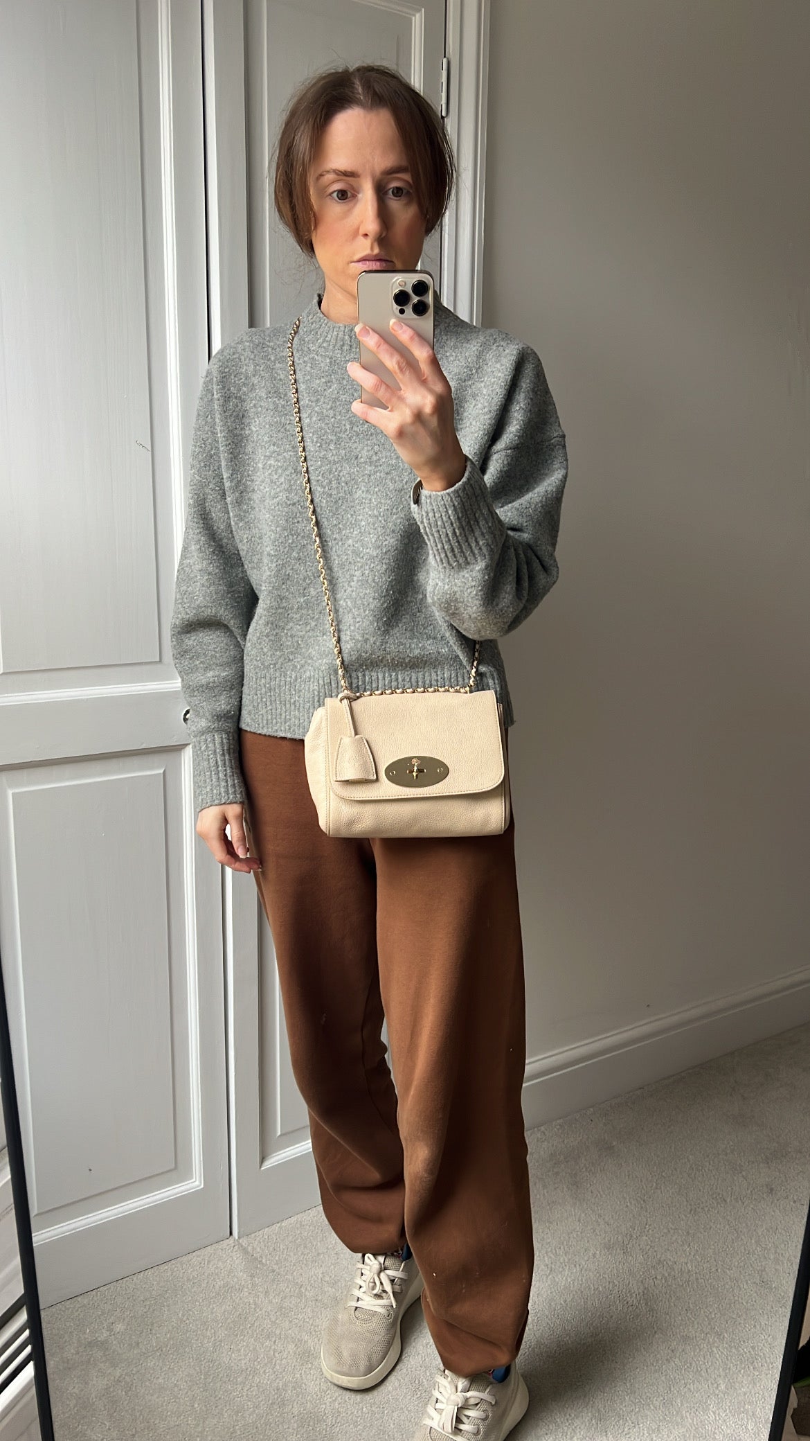 Mulberry Buttercream Regular Lily with Gold Hardware (RRP £995)