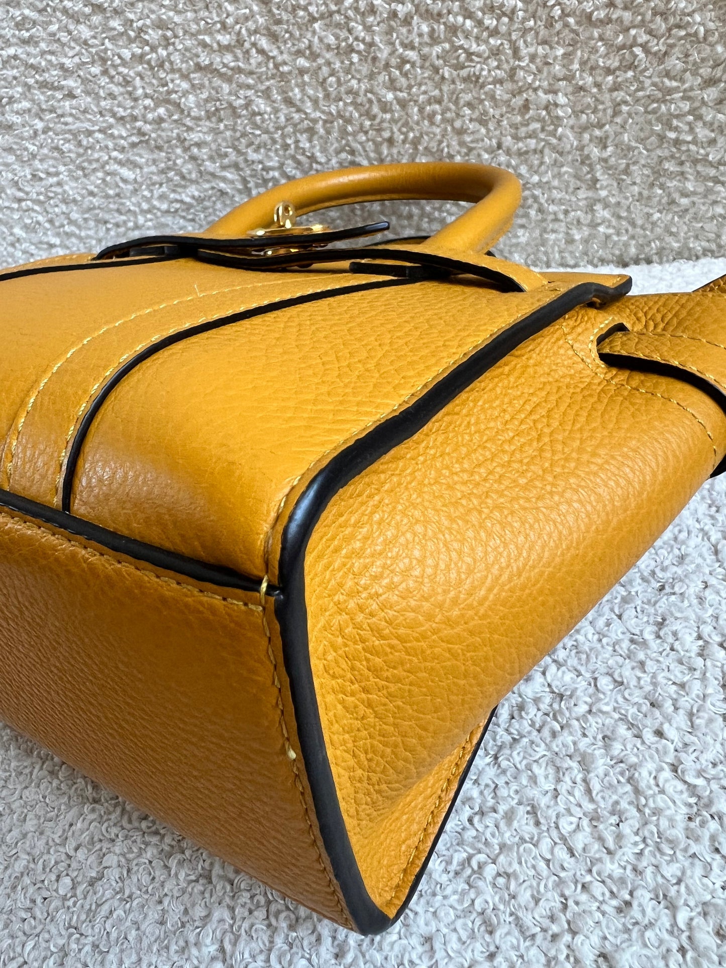 Mulberry Deep Amber Micro Zipped Bayswater (RRP £795)