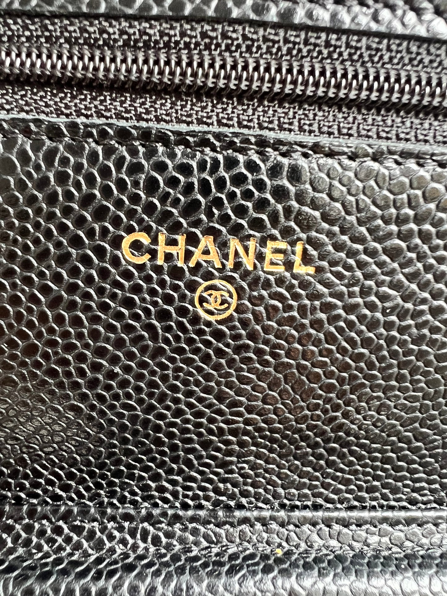 Chanel Black Caviar Wallet on Chain (RRP £2,930)