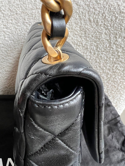 Chanel Candy Chain Mini Flap in Black Lambskin