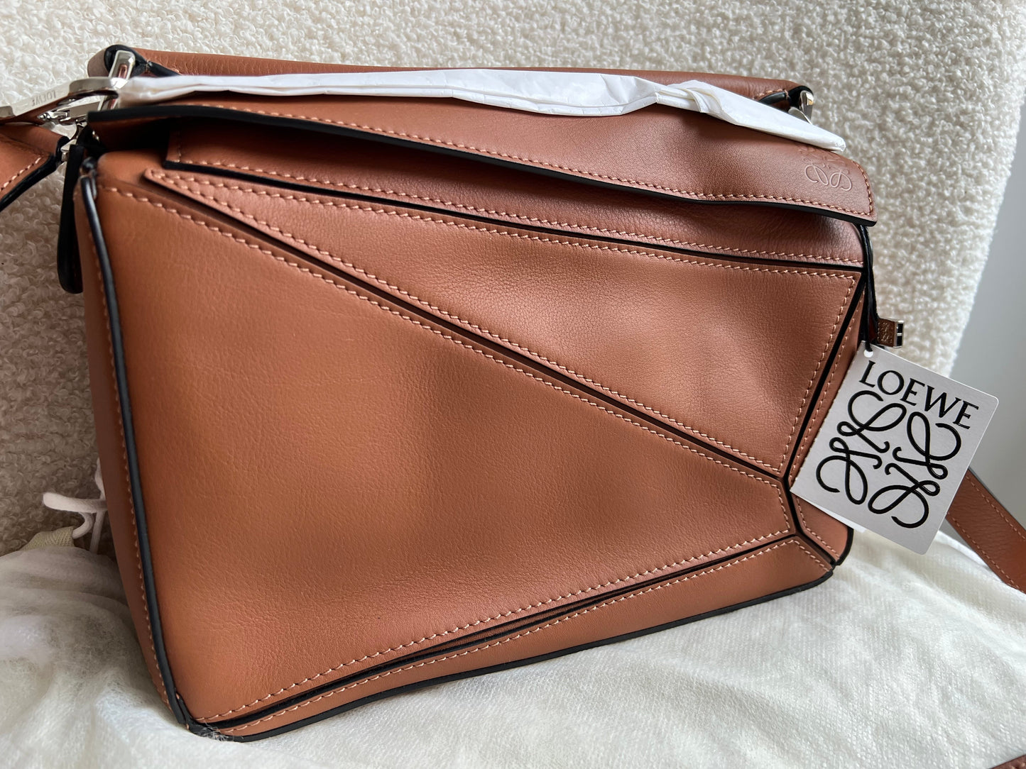 Loewe Tan Small Puzzle Bag (RRP £2550)