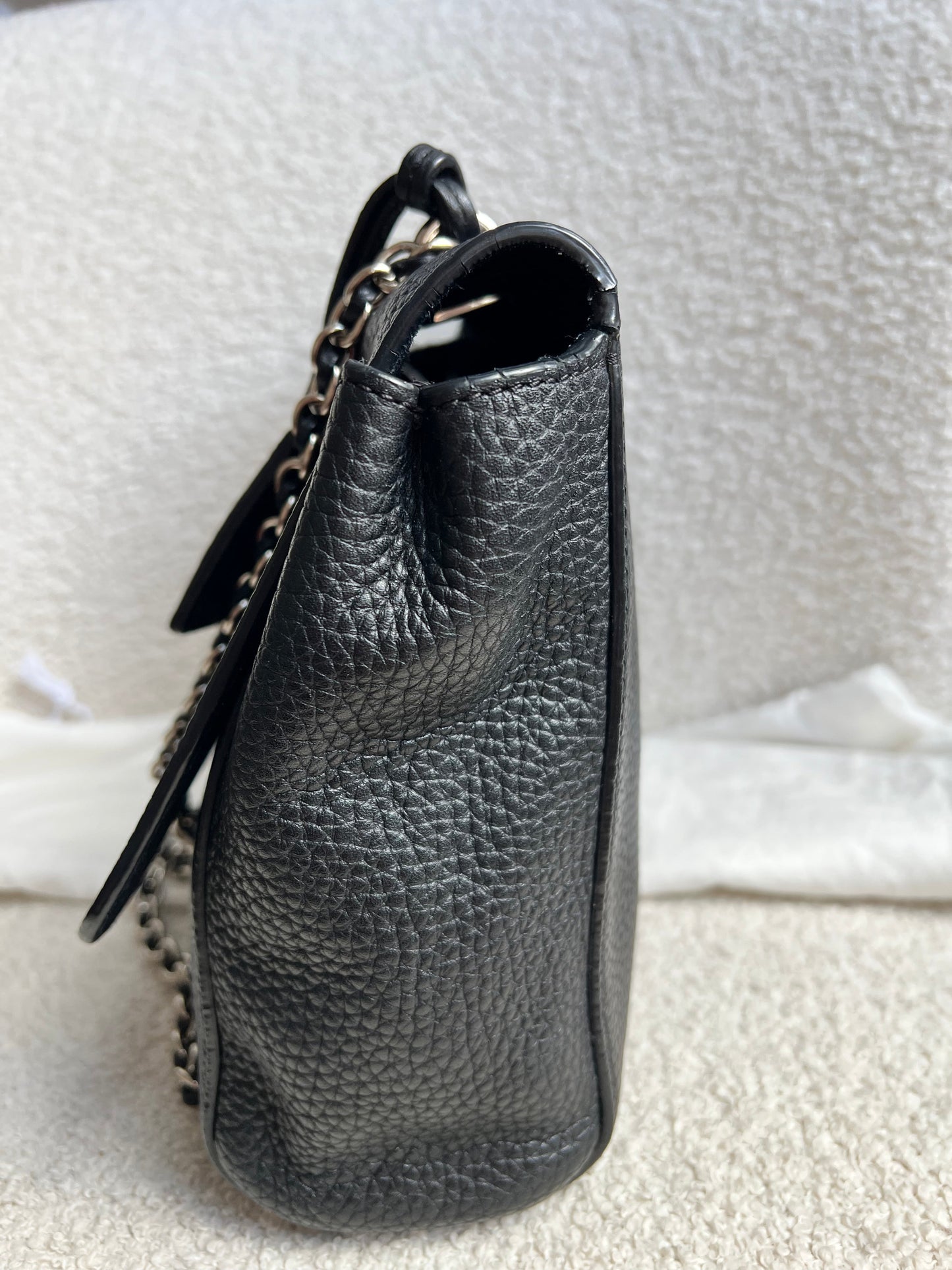 Mulberry Black Medium Lily with Silver Hardware (RRP £1095)