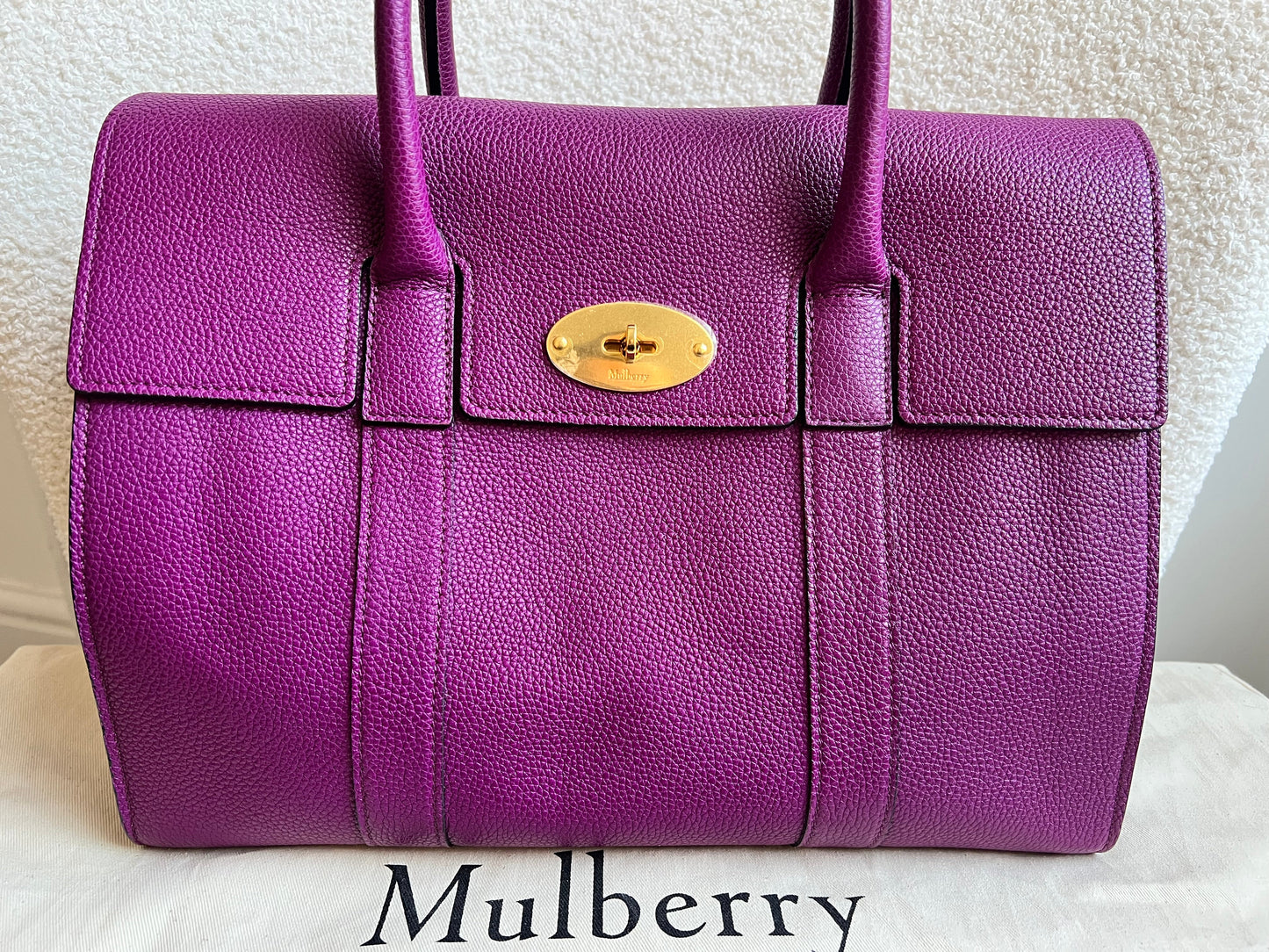 Mulberry Violet Bayswater with Strap (RRP £1,095)