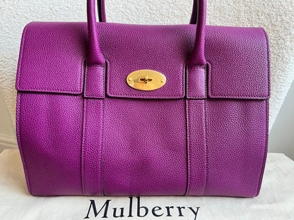 Mulberry Violet Bayswater with Strap (RRP £1,095)