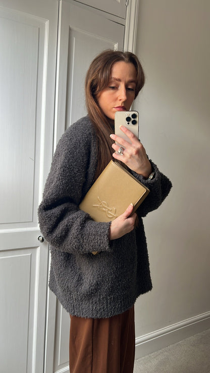 Yves Saint Laurent (YSL) Beige Belle de Jour Clutch