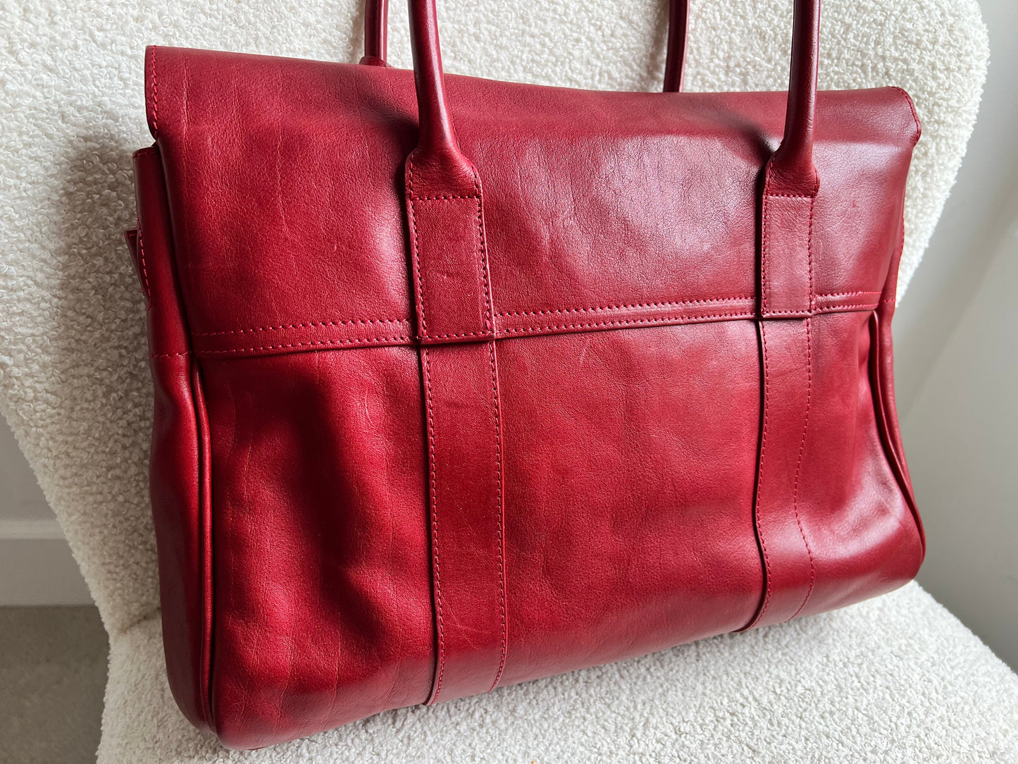 Mulberry Red Bayswater (RRP £1095)