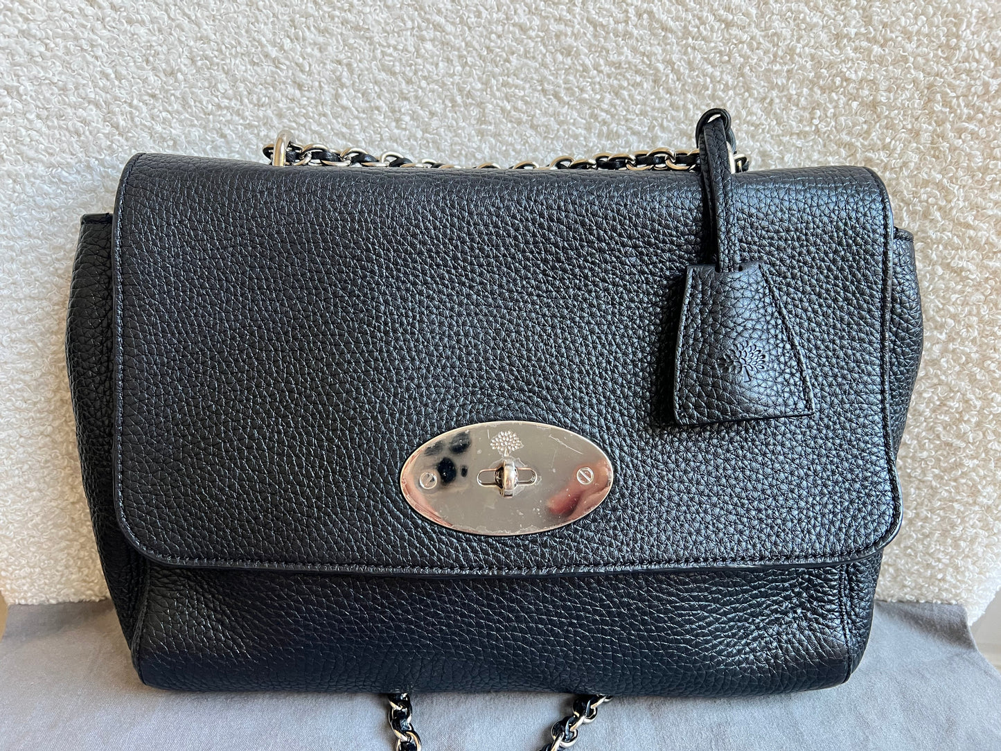 Mulberry Black Medium Lily with Silver Hardware (RRP £1095)