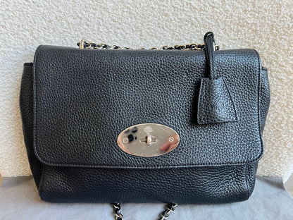 Mulberry Black Medium Lily with Silver Hardware (RRP £1095)