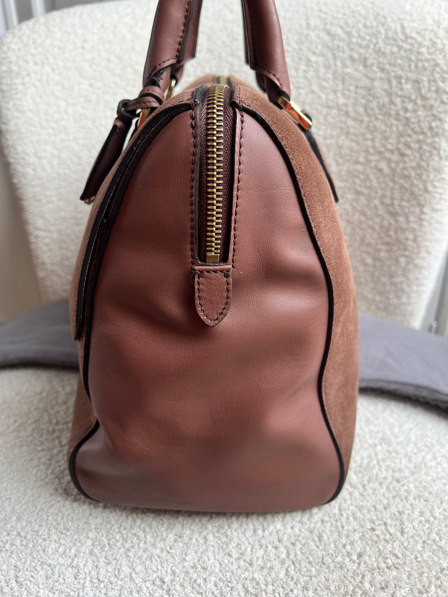 Mulberry Brown Suede Medium Del Rey (RRP £1100)