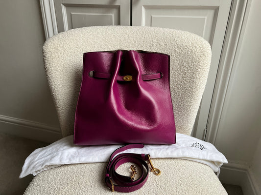 Mulberry Violet Tynedale Bucket Bag (RRP £995)