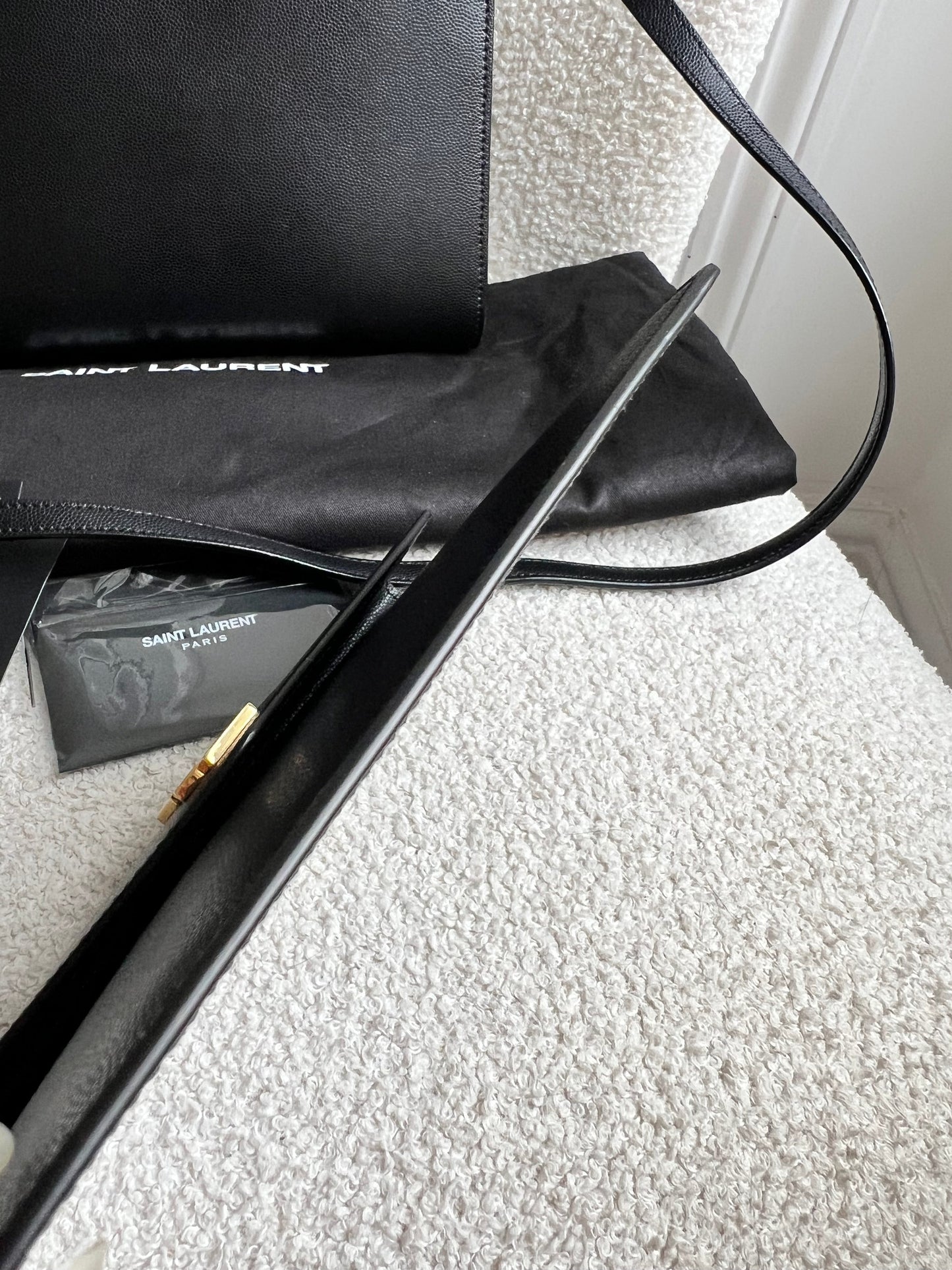 Yves Saint Laurent (YSL) Small Black Uptown Tote Shoulder Bag (RRP £1650)