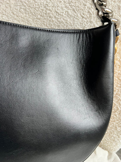 Stella McCartney Frayme Black Faux Leather Bag (RRP £1490)