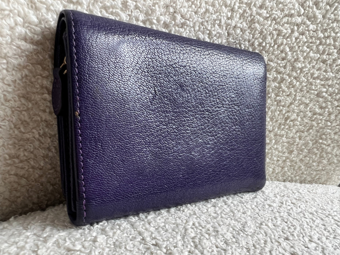 Mulberry Purple French Purse (RRP £275)