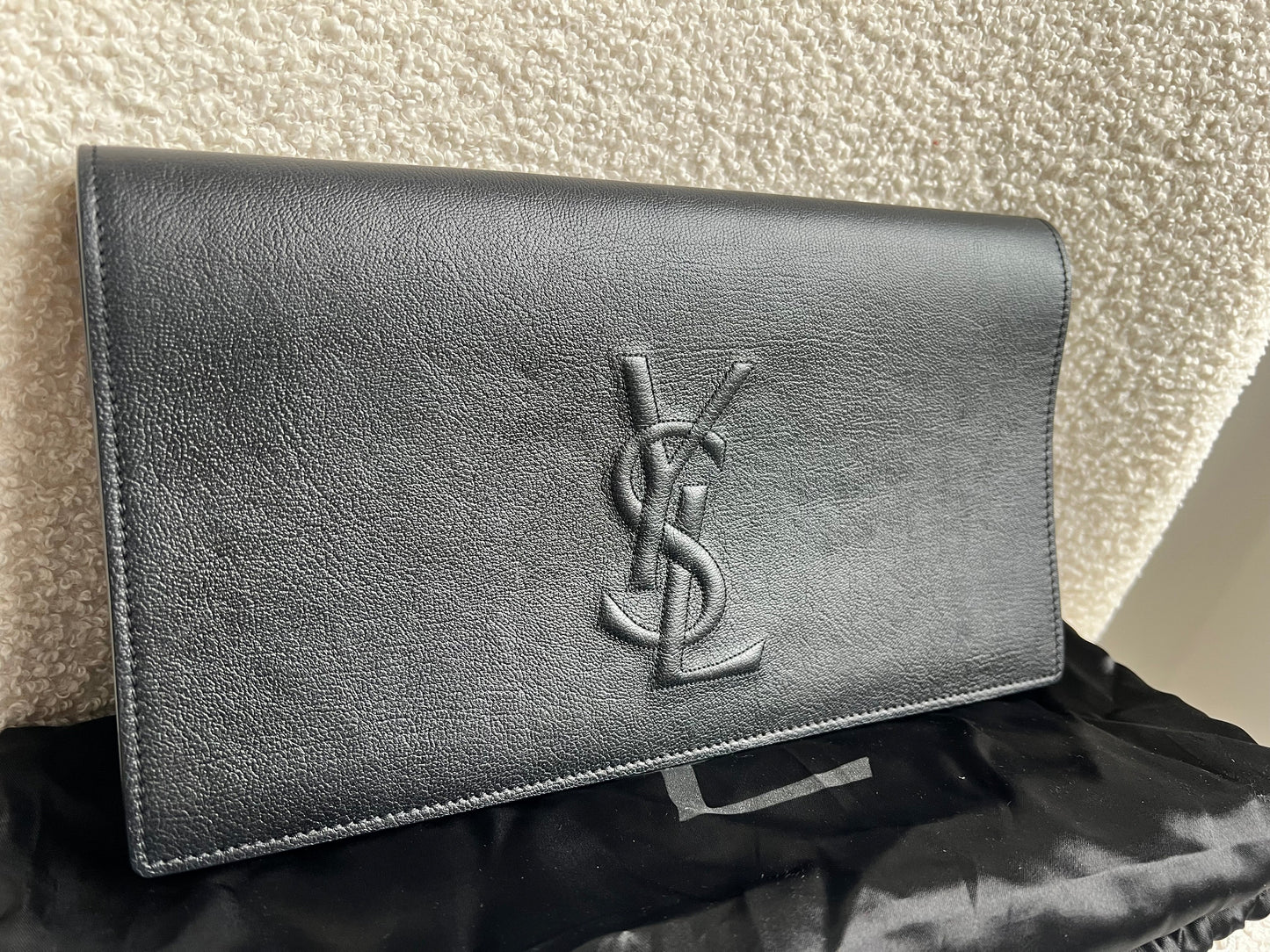 Yves Saint Laurent (YSL) Black Belle de Jour Clutch