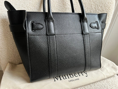 Mulberry Black Small Zipped Bayswater (RRP £1,245)