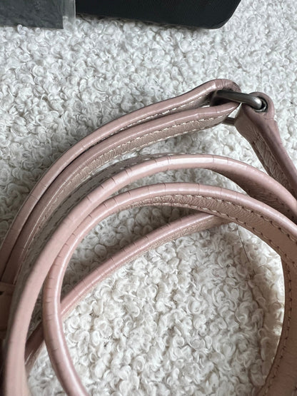Yves Saint Laurent (YSL) Pale Pink Toy Lou Lou with Silver Hardware (RRP £1,380)