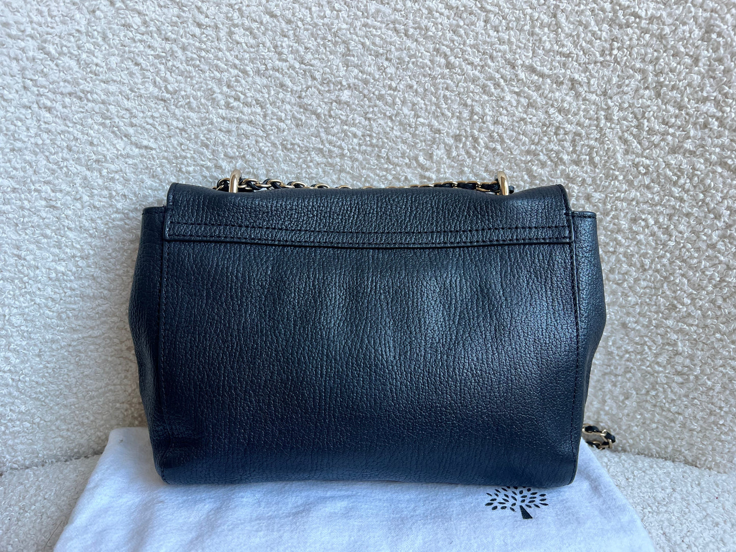 Mulberry Black Regular Lily with Silver Hardware (RRP £895)