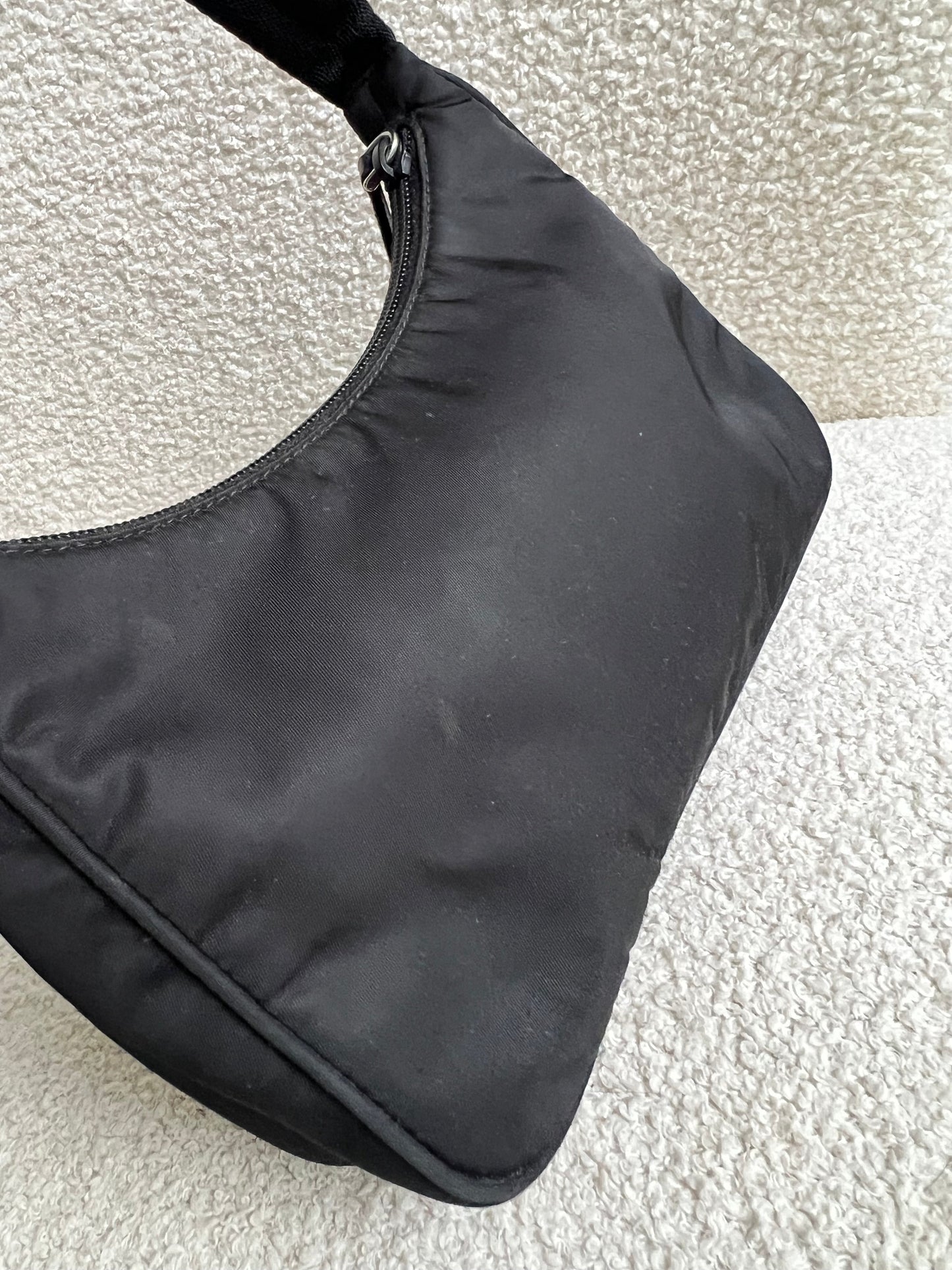 Prada Re-edition Black Nylon Shoulder Bag (RRP £920)