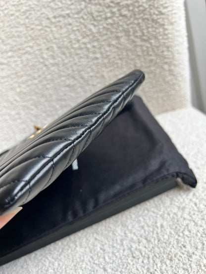 Yves Saint Laurent (YSL) Black Monogram Clutch Pouch (RRP £530)