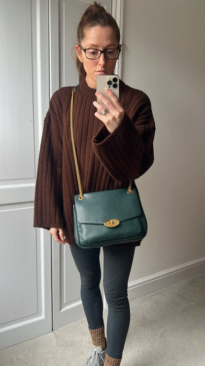 Mulberry Green Darley Shoulder Bag (RRP £1095)