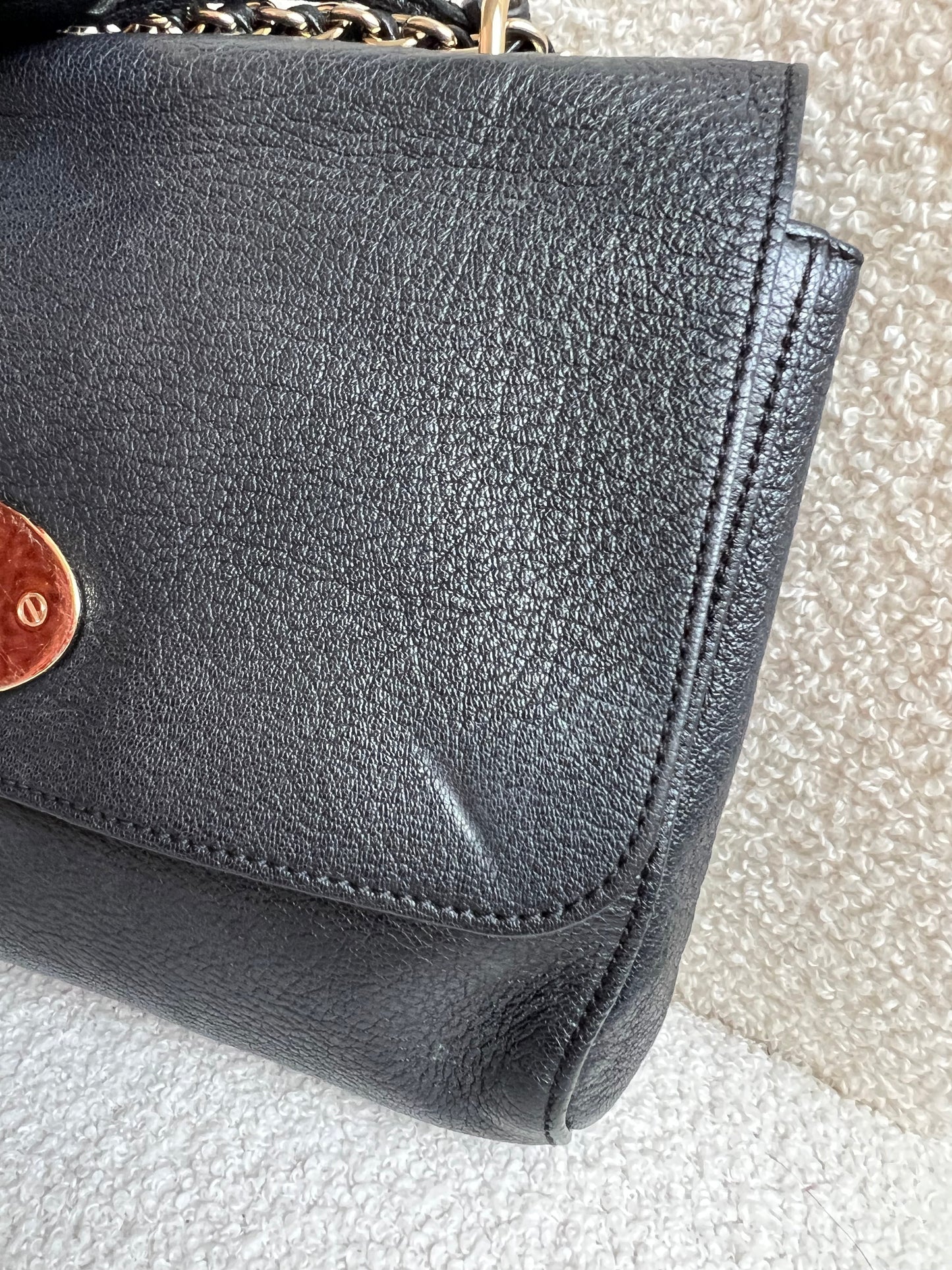 Mulberry Black Medium Lily with Silver Hardware (RRP £1095)