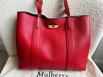 Mulberry Small Ruby Red Bayswater Tote (RRP £795)