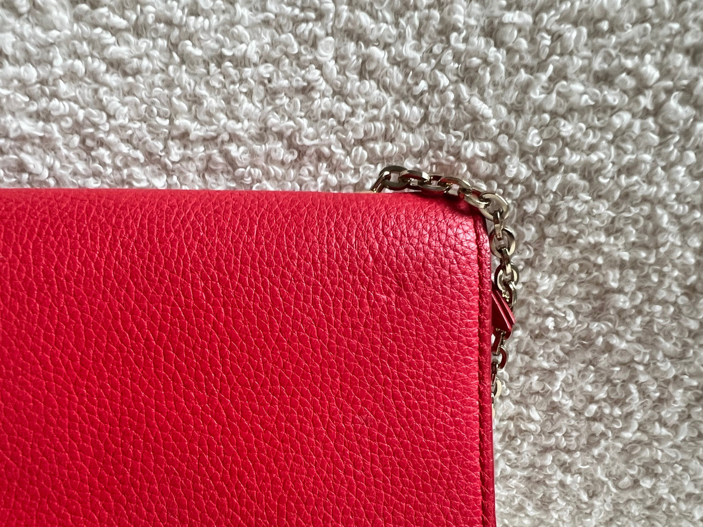 Mulberry Hibiscus Red Bayswater Clutch (RRP £495)