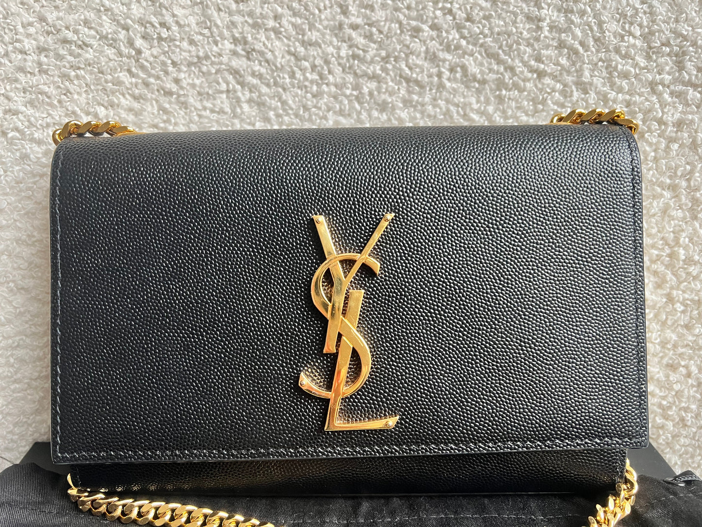 Yves Saint Laurent (YSL) Black Small Kate with Gold Hardware (RRP £1,550)
