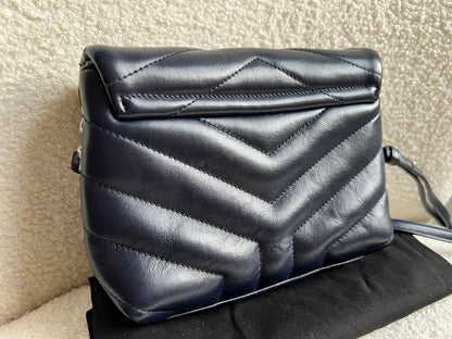 Yves Saint Laurent (YSL) Navy Blue Toy Lou Lou (RRP £1350)