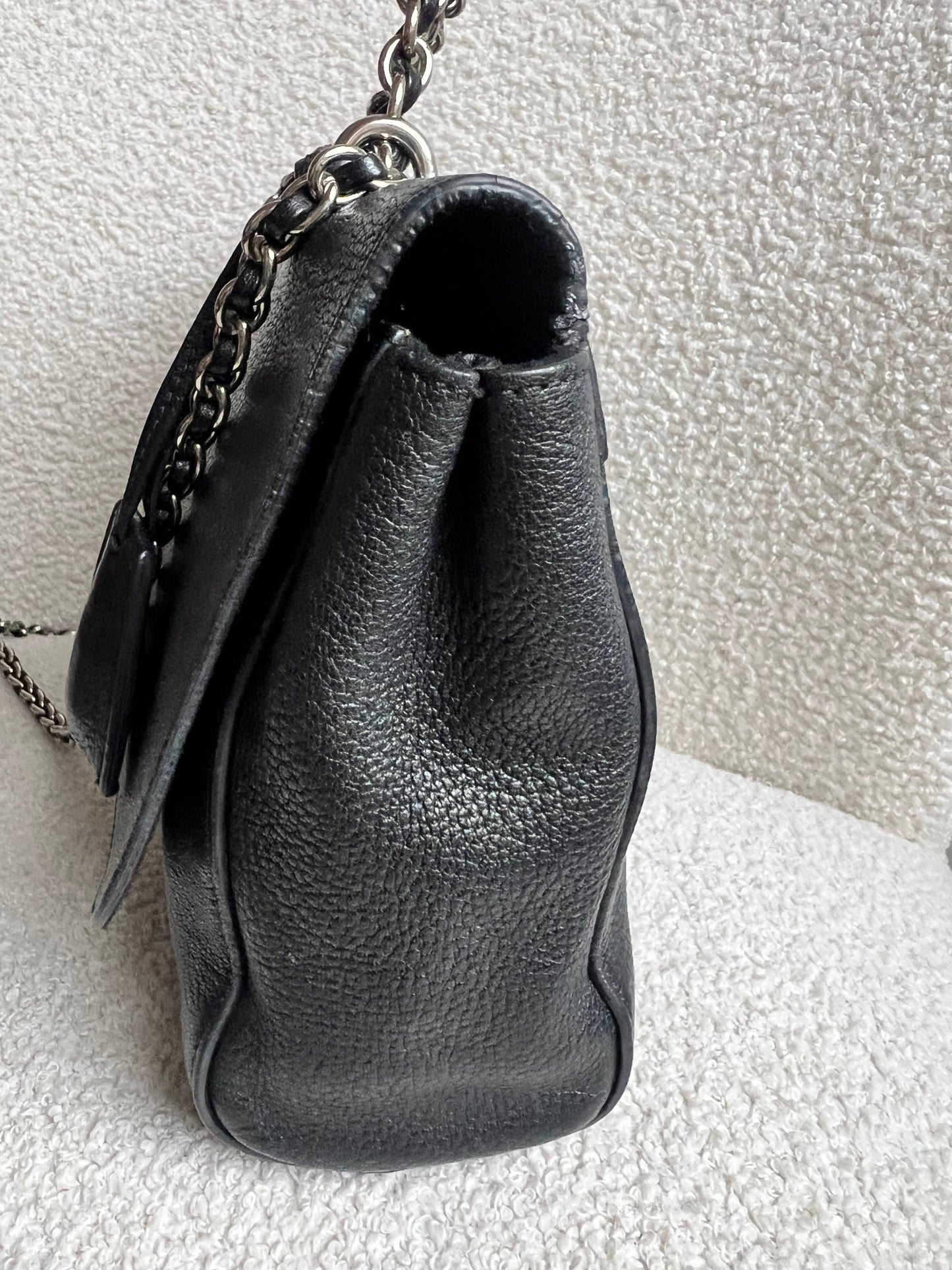 Mulberry Black Medium Lily with Silver Hardware (RRP £1095)