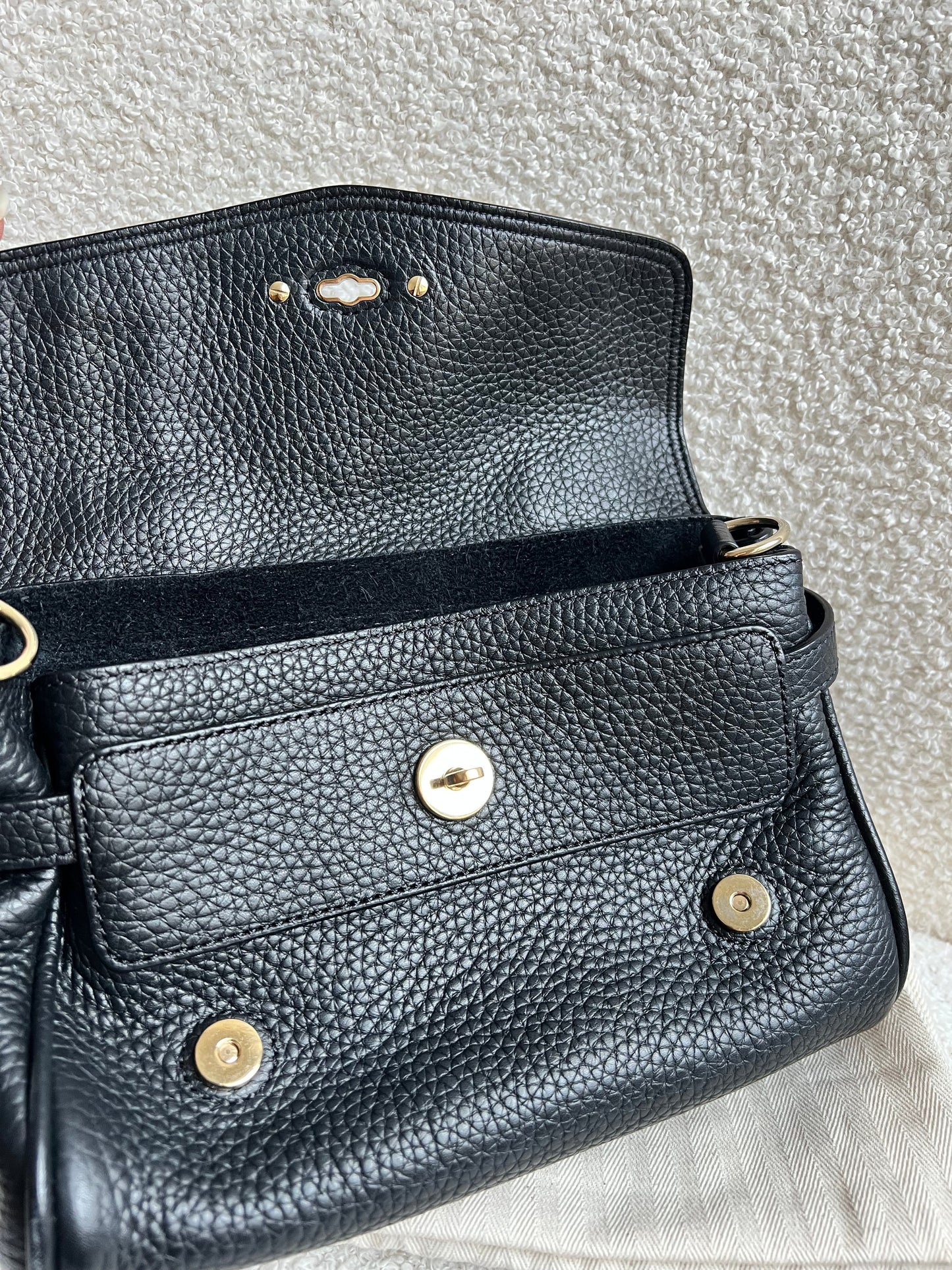 Mulberry Black Mini Alexa (RRP £995)