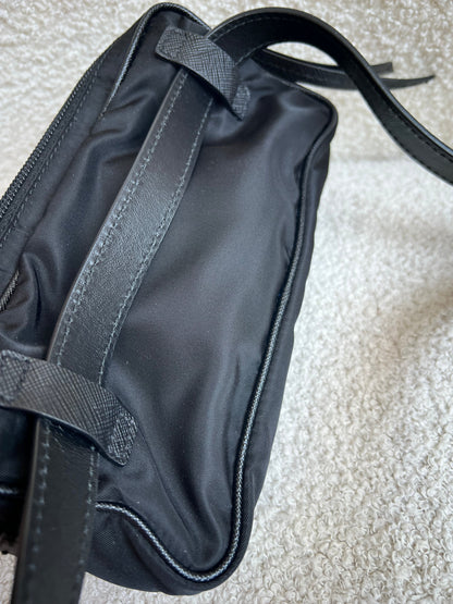 Prada Black Nylon Mini Belt Bag