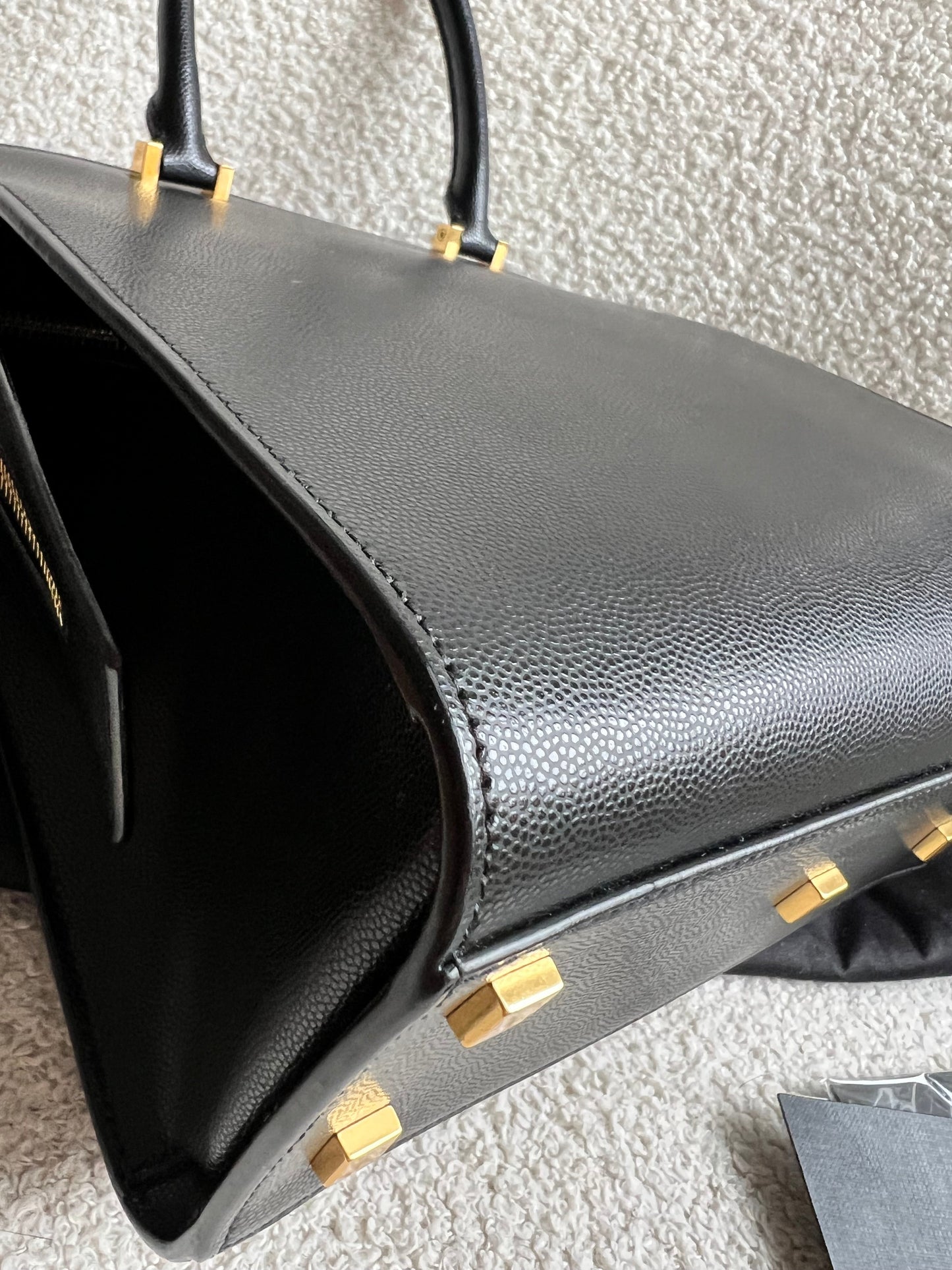 Yves Saint Laurent (YSL) Small Black Uptown Tote Shoulder Bag (RRP £1650)