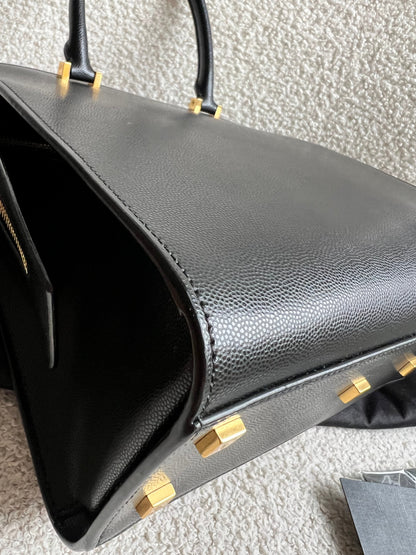 Yves Saint Laurent (YSL) Small Black Uptown Tote Shoulder Bag (RRP £1650)