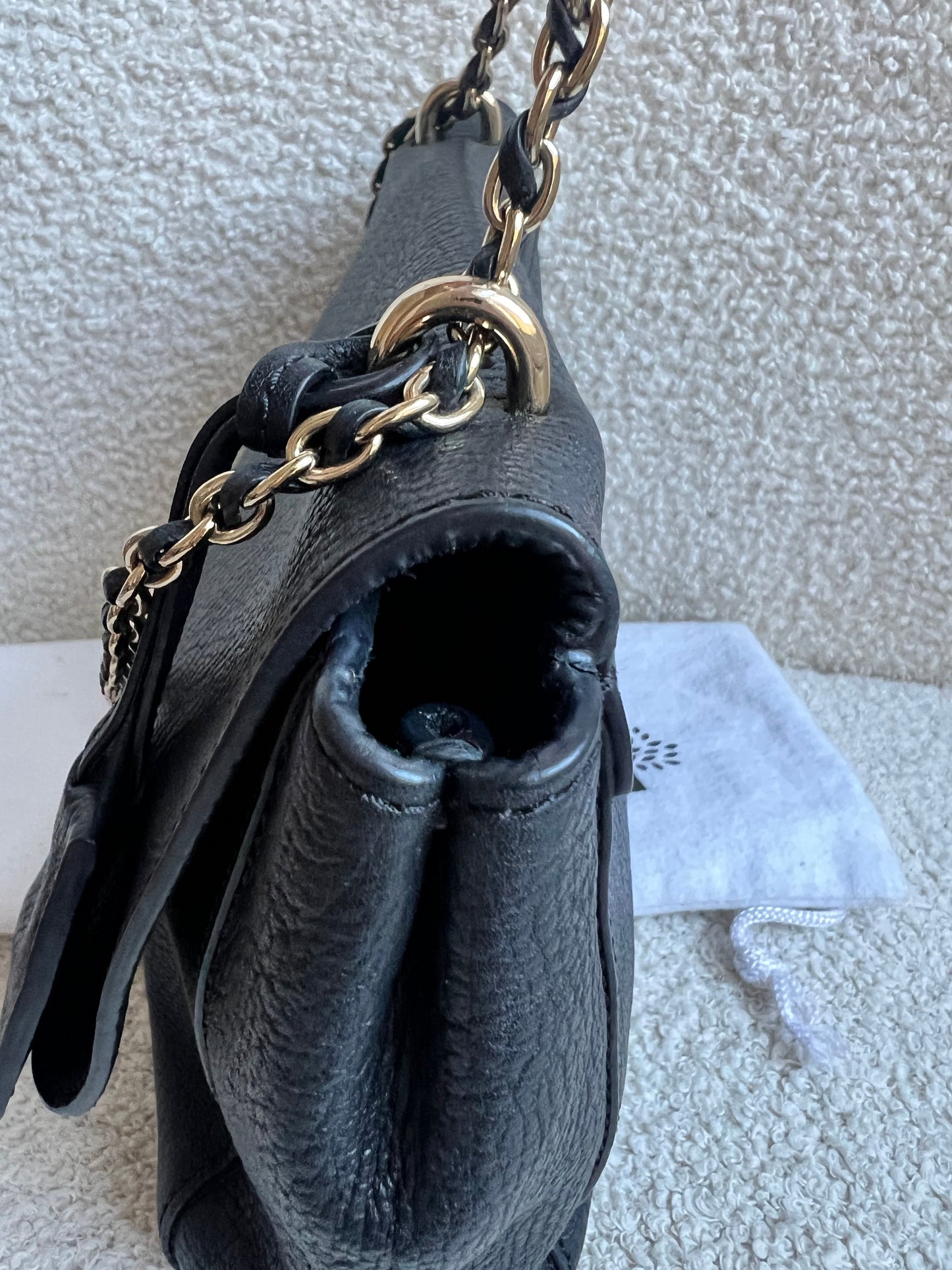 Mulberry Black Regular Lily with Silver Hardware (RRP £895)