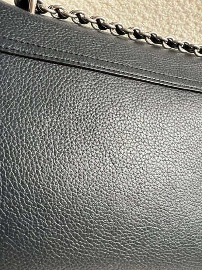 Mulberry Midnight Medium Lily with Silver Hardware (RRP £1095)