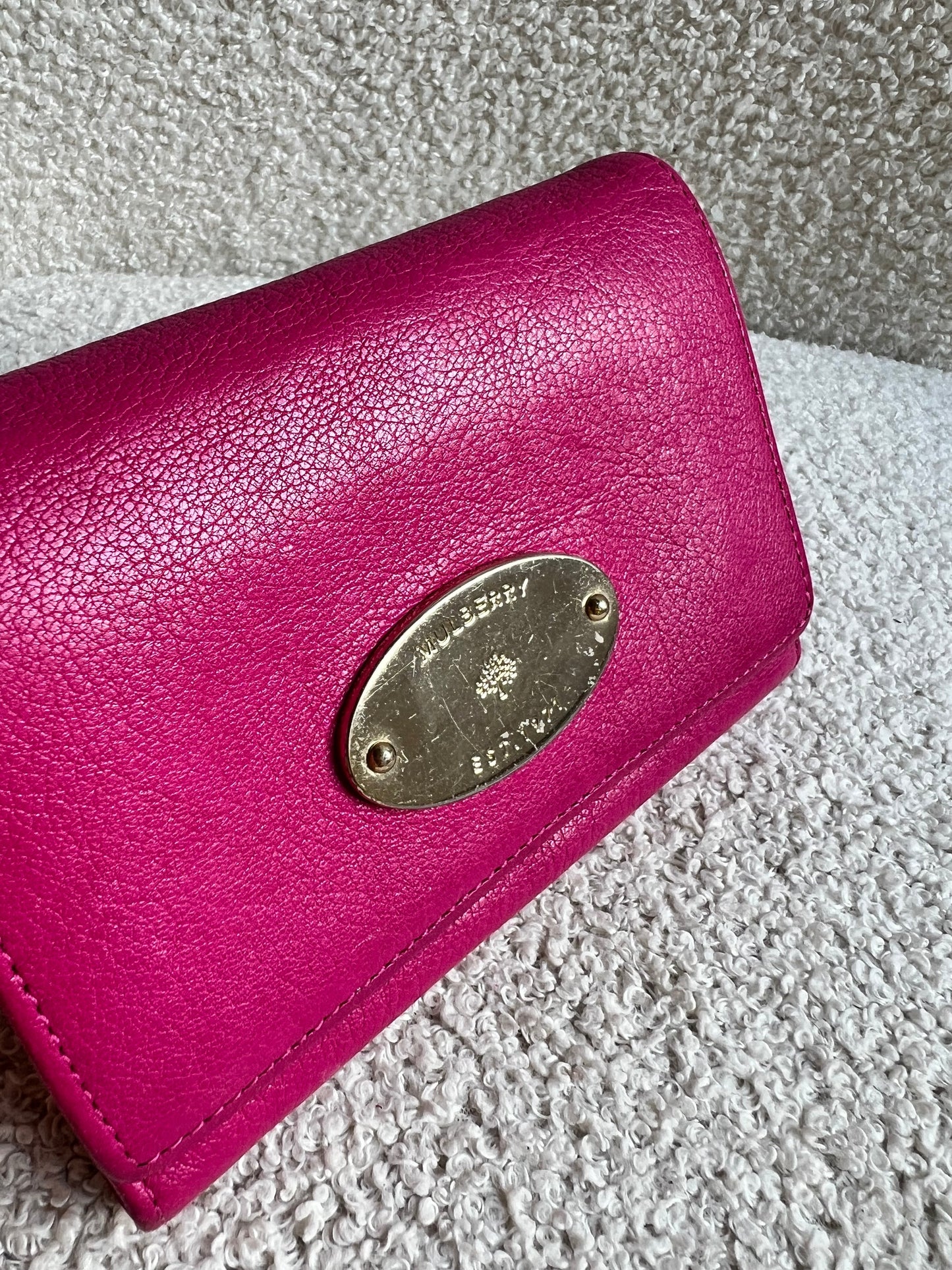 Mulberry Pink French Purse (RRP £275)