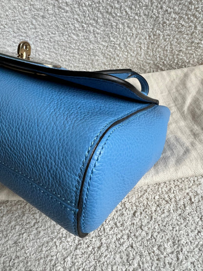 Mulberry Cornflower Blue Regular Lily with Gold Hardware (RRP £995)