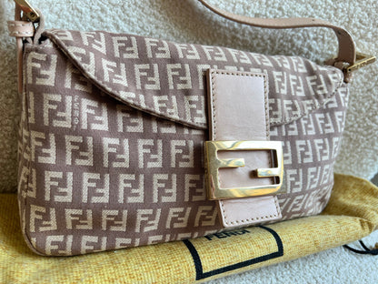 Fendi Baguette Shoulder Bag Zucca