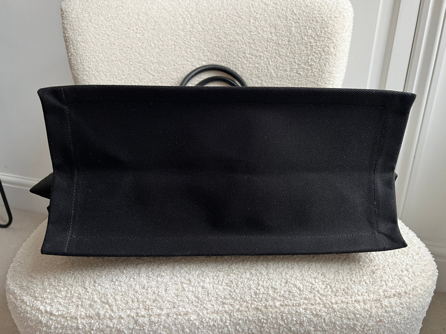 Yves Saint Laurent Rive Gauche NS Tote in Canvas and Printed Leather (RRP £1380)