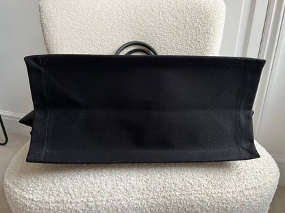 Yves Saint Laurent Rive Gauche NS Tote in Canvas and Printed Leather (RRP £1380)