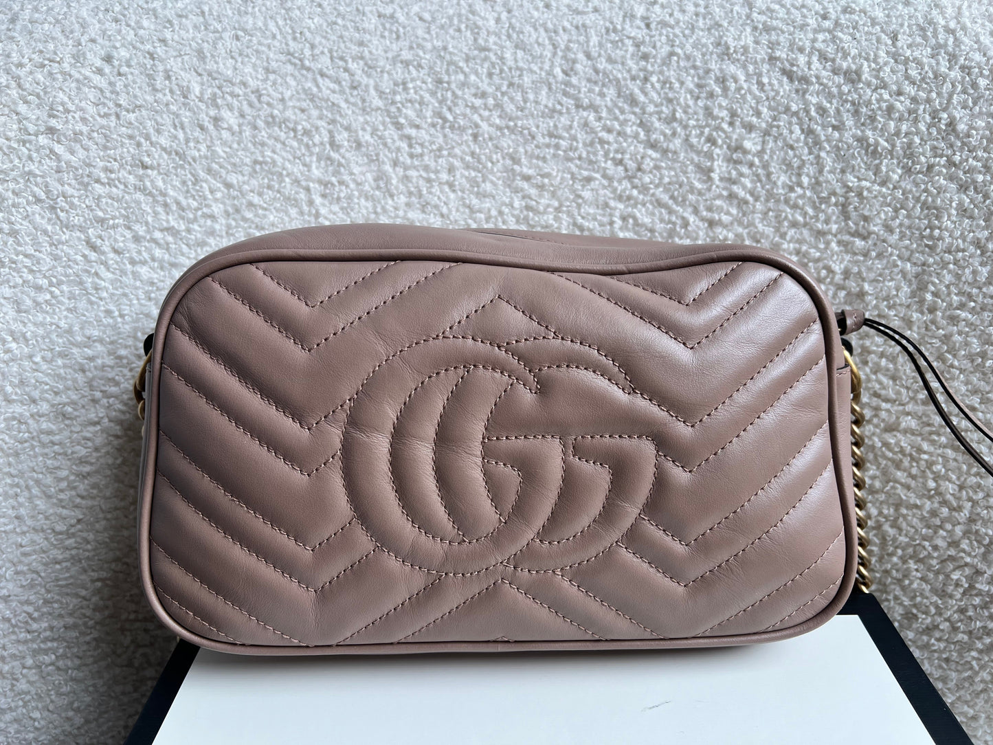 Gucci GG Marmont Dusty Pink Small Shoulder Bag (RRP £1440)