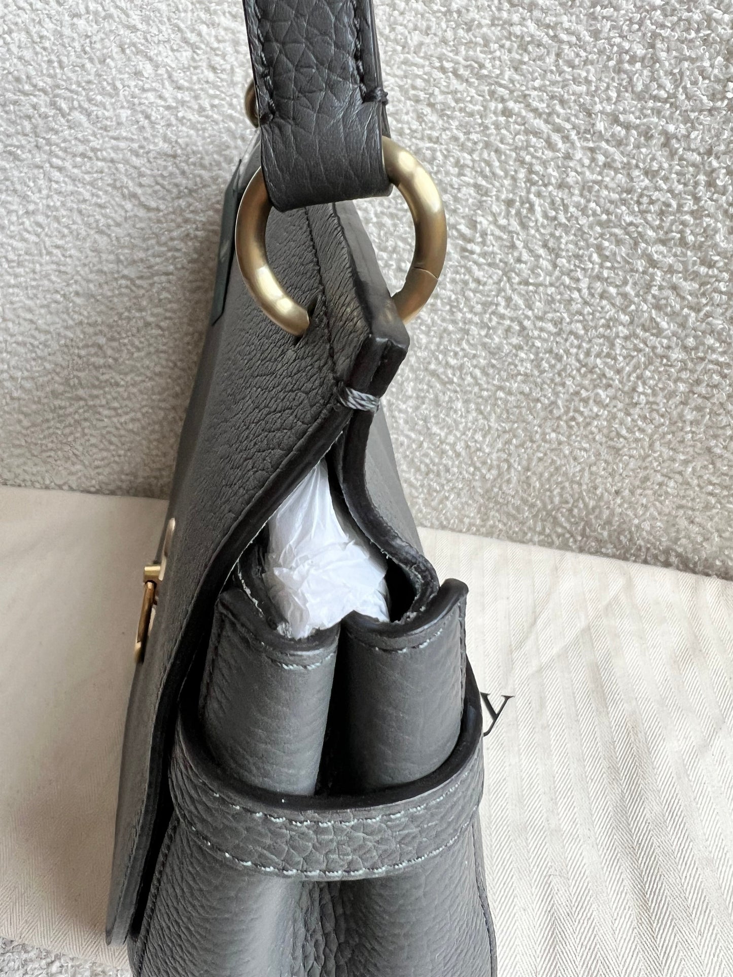 Mulberry Grey Soft Amberley Satchel (RRP £1,195)