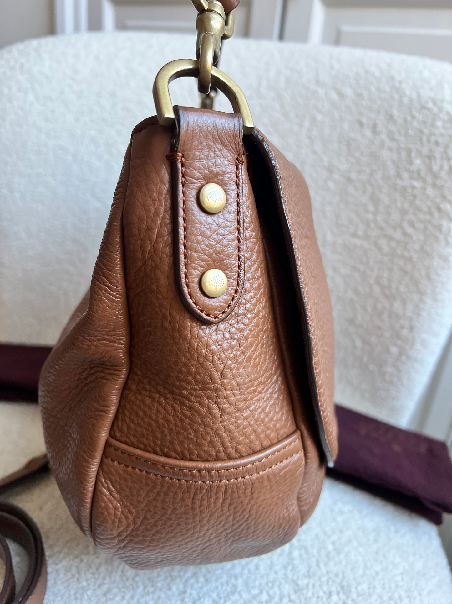 Mulberry Oak Large Effie Satchel