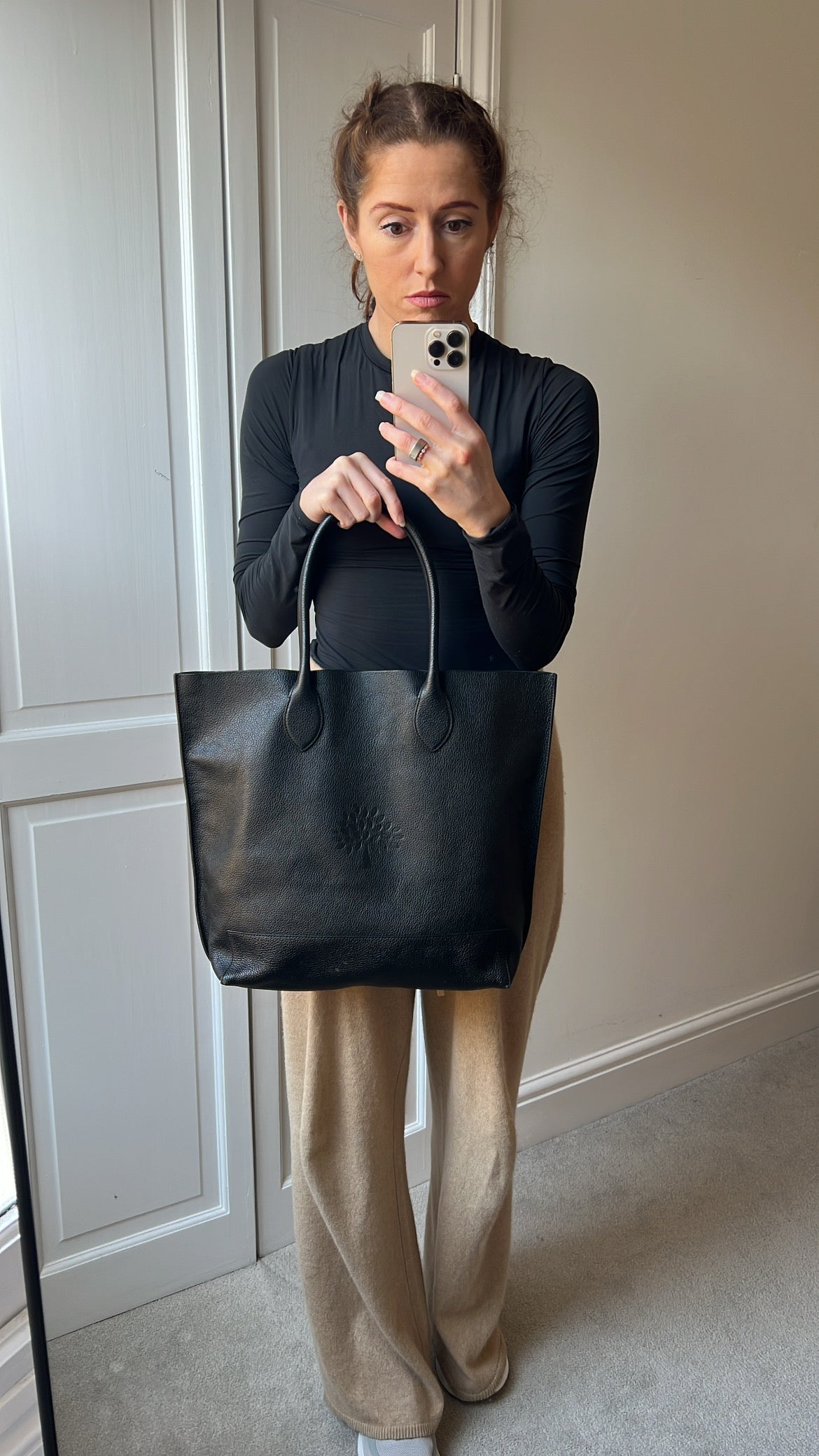 Mulberry Black Blossom Tote (RRP £550)
