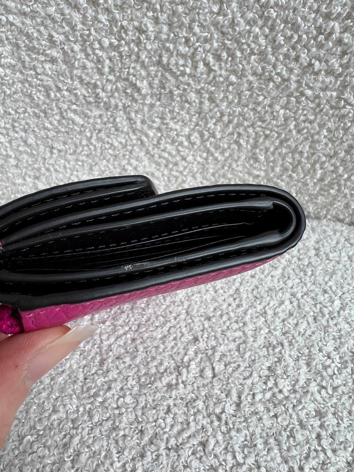 Mulberry Pink Darley Folded Multi Card Wallet (RRP £265)